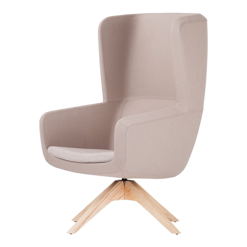 Arca Lounge Armchair - Wood Base
