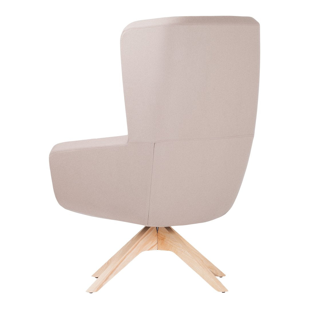 Arca Lounge Armchair - Wood Base