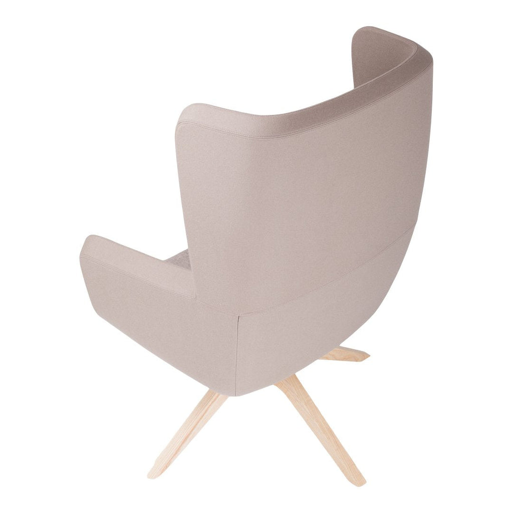 Arca Lounge Armchair - Wood Base